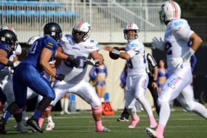 #18QB若林のパス