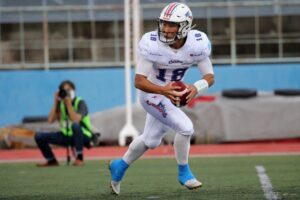 QB若林のパスプレー